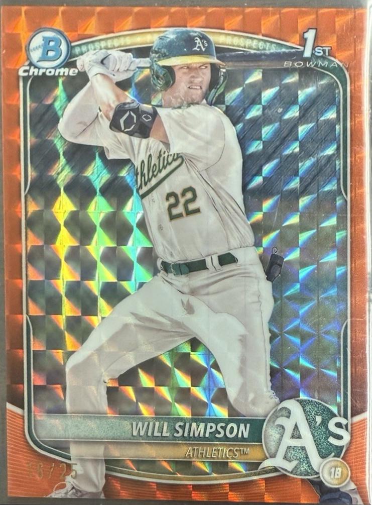 Will Simpson [Orange Geometric] #BCP-35