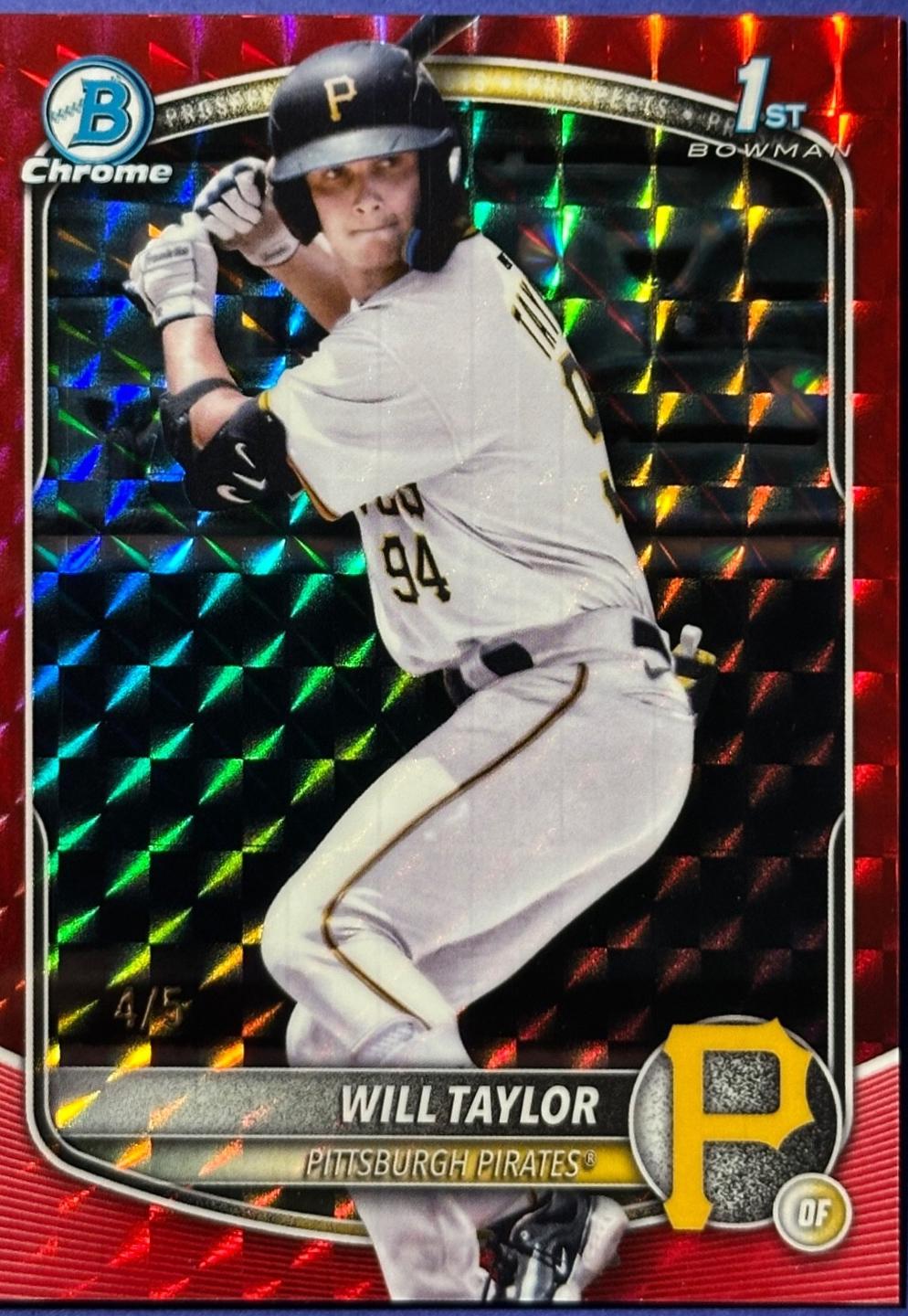 Will Taylor [Red Geometric] #BCP-179