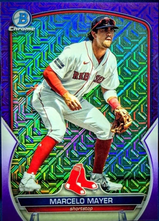 Marcelo Mayer [Purple Mega Box Mojo Refractor] #BCP-210