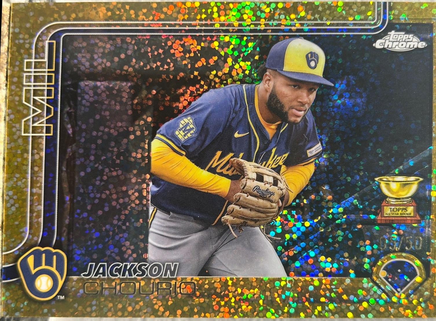 Jackson Chourio [Gold Speckle Image Variation] #262