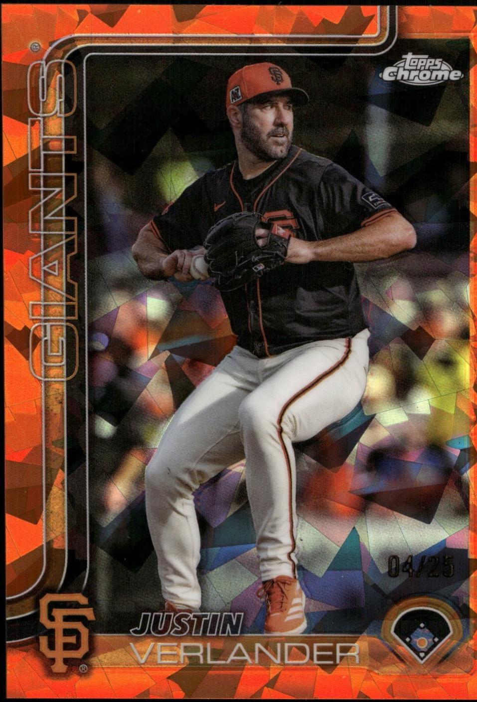 Justin Verlander [Orange Sapphire] #242