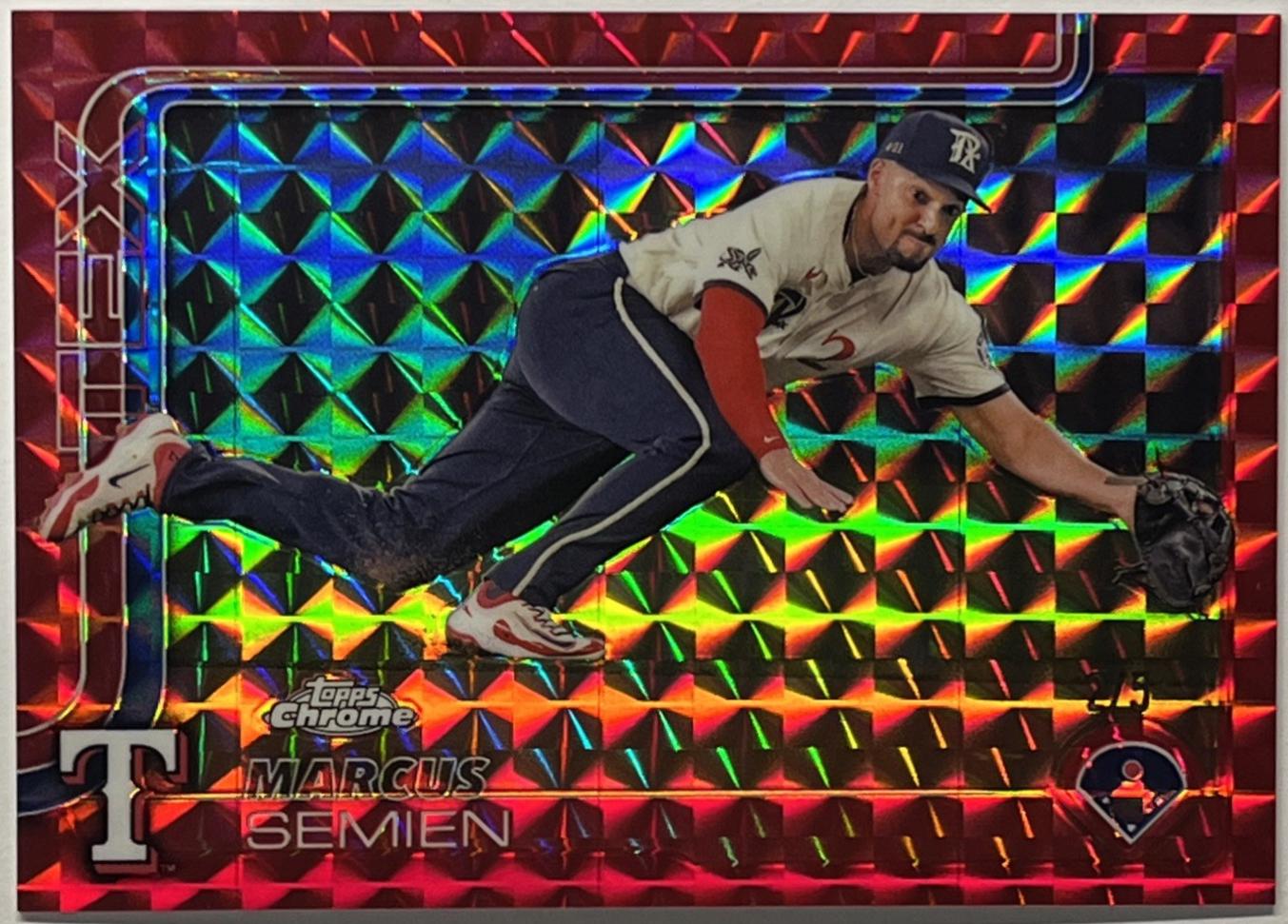 Marcus Semien [Red Geometric] #27