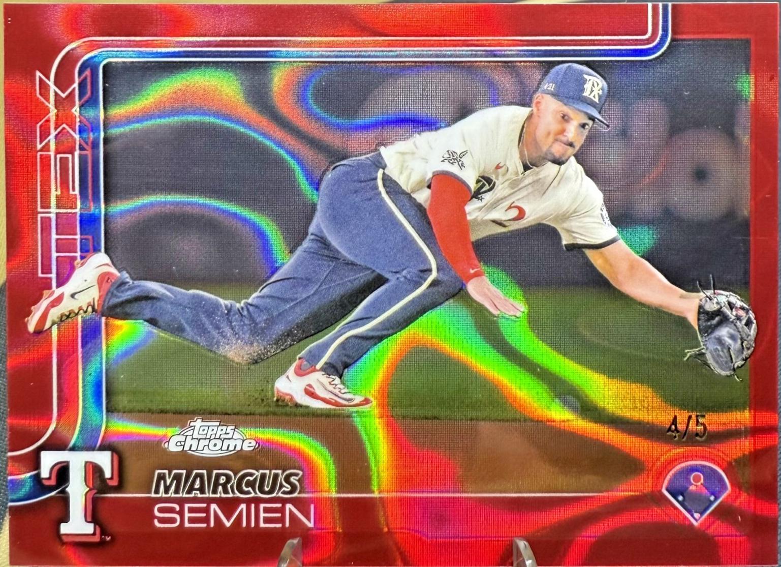 Marcus Semien [Red Lava] #27