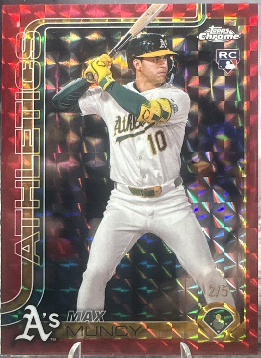 Max Muncy [Red Geometric] #221
