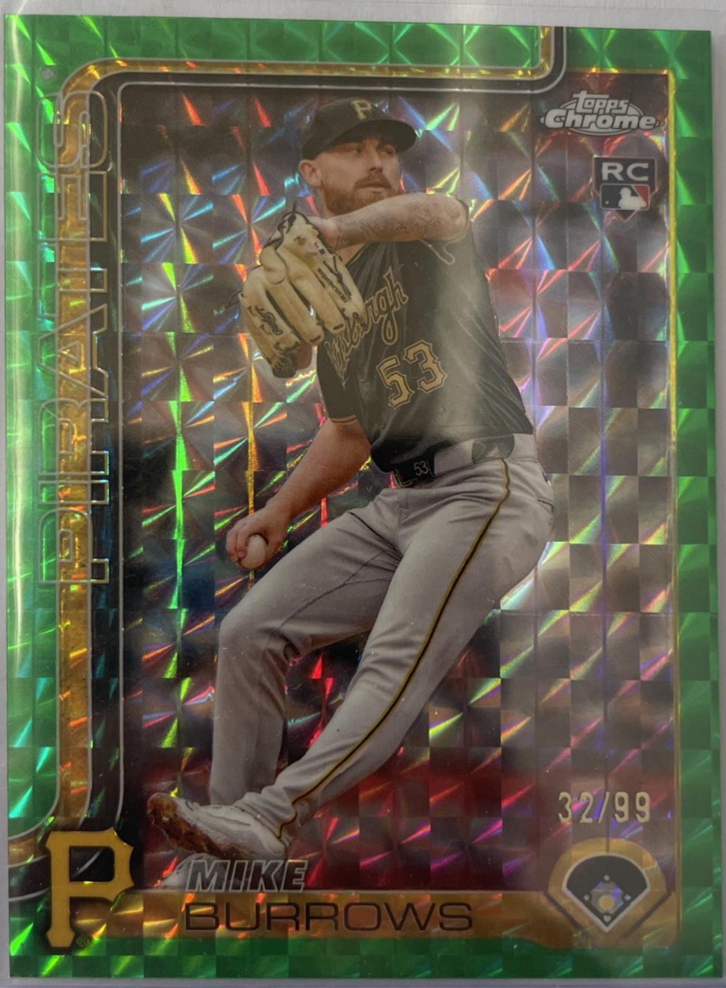 Mike Burrows [Green Geometric] #78
