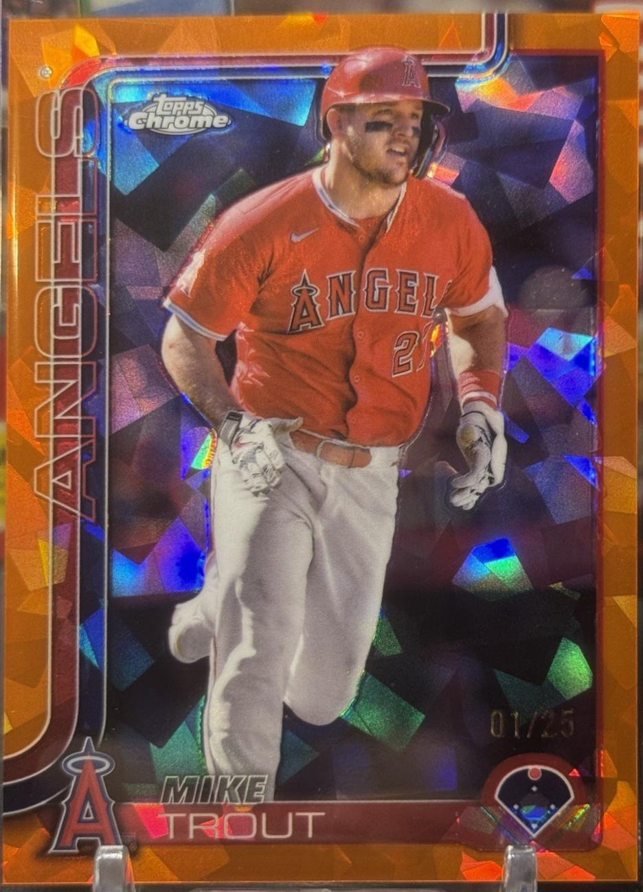 Mike Trout [Orange Sapphire] #100