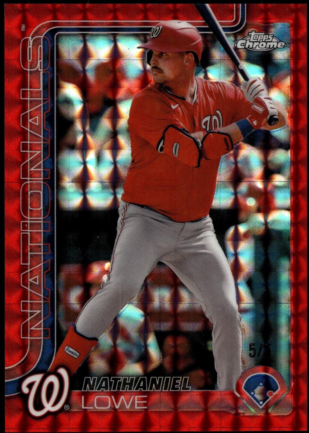 Nathaniel Lowe [Red Geometric] #49