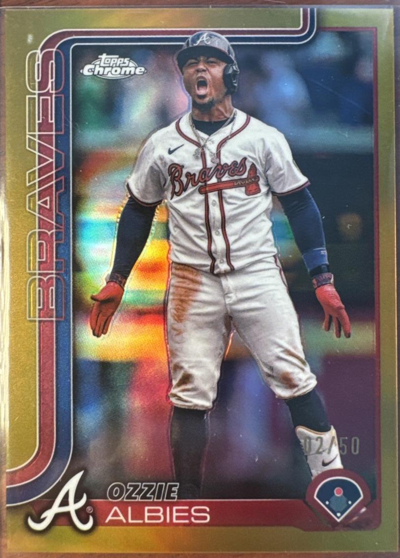 Ozzie Albies [Gold Sapphire] #206