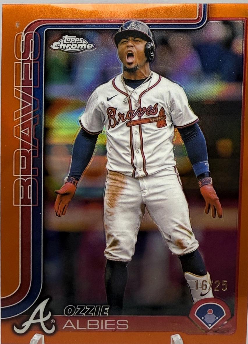 Ozzie Albies [Orange Sapphire] #206