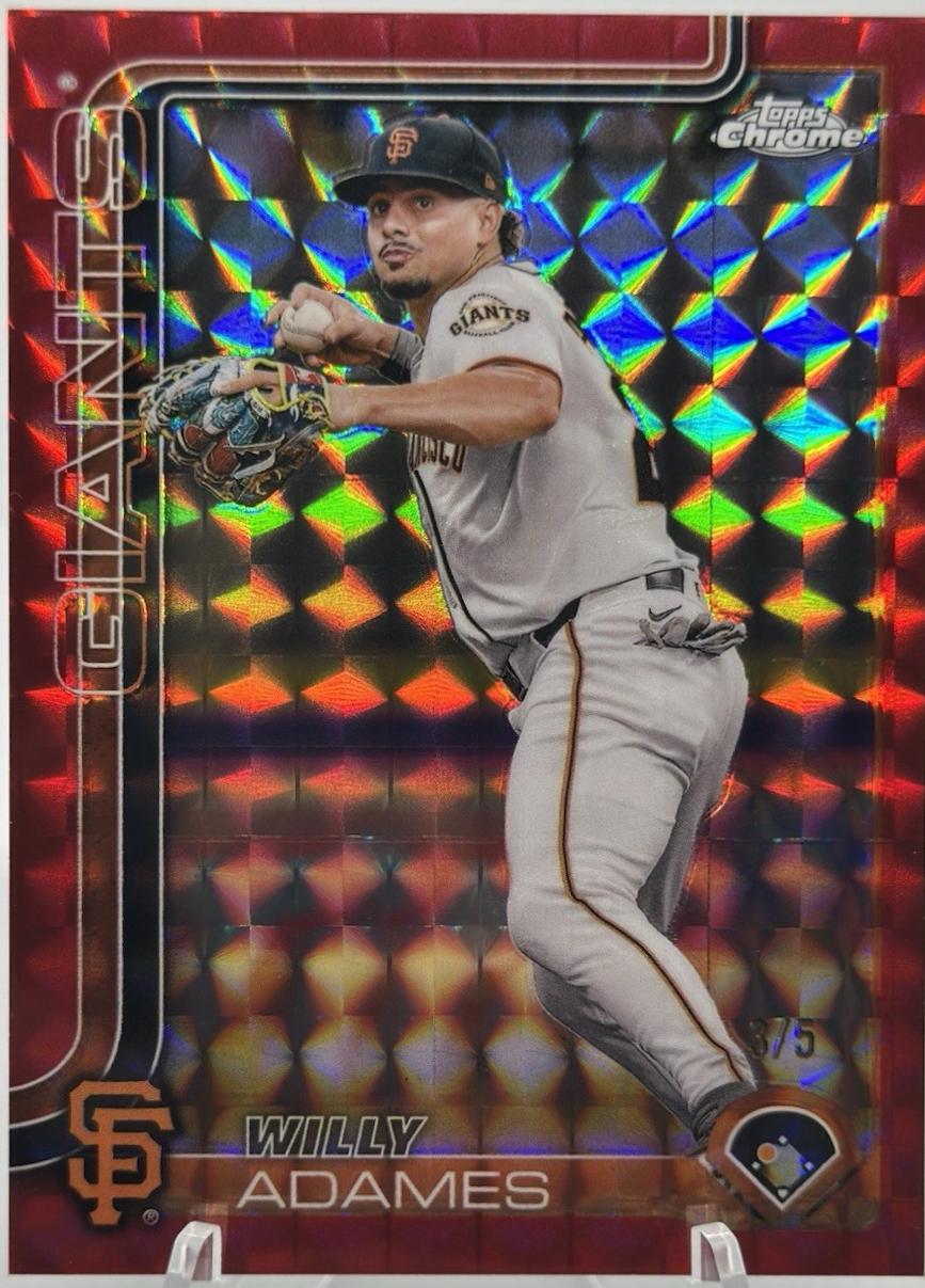 Willy Adames [Red Geometric] #282