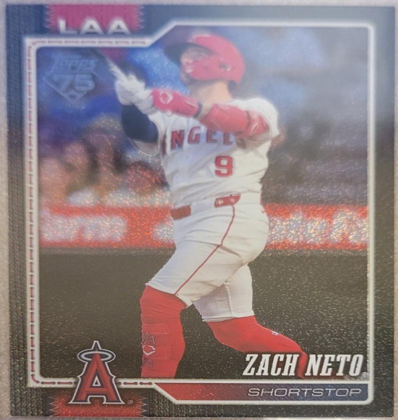 Zach Neto [Black Sandglitter] #230