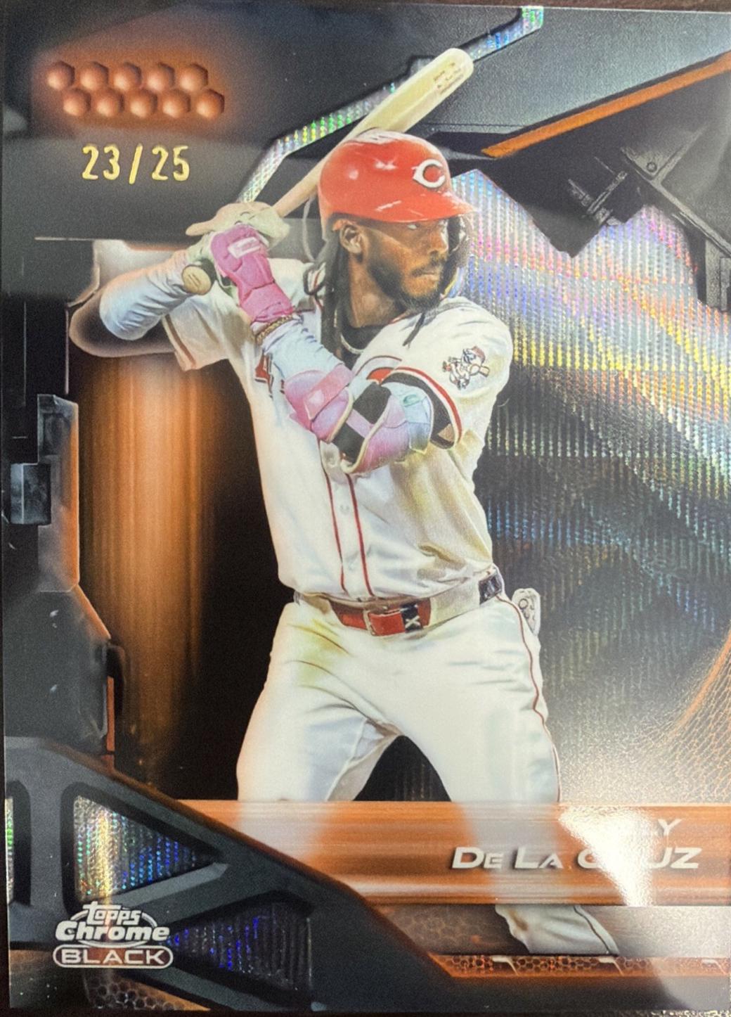 Elly De La Cruz [Orange Wave Refractor] #93
