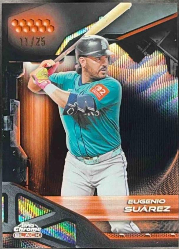 Eugenio Suarez [Orange Wave Refractor] #199