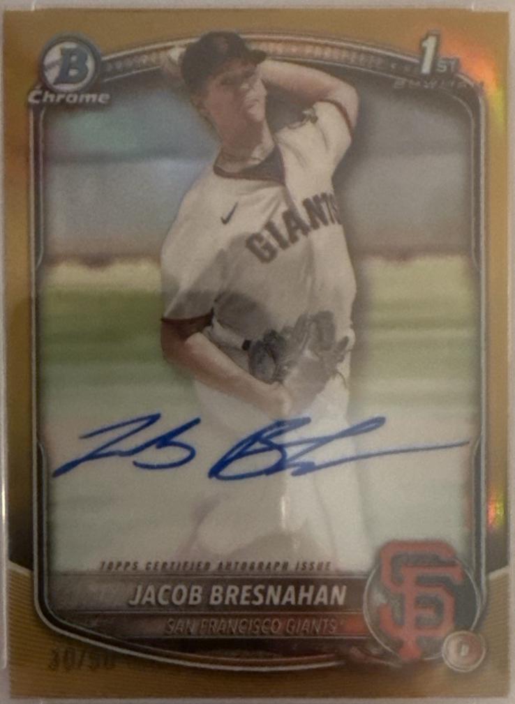 Jacob Bresnahan [Gold Mojo Refractor] #CPA-JBR