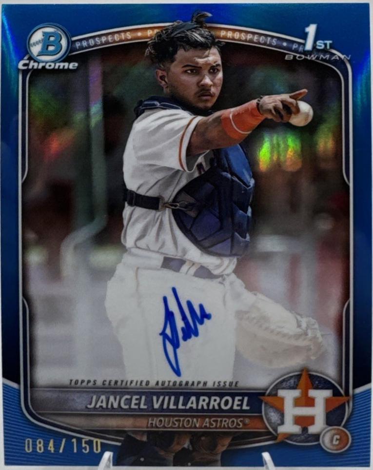 Jancel Villarroel [Blue Mojo Refractor] #CPA-JV