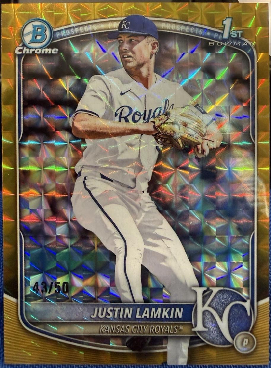 Justin Lamkin [Yellow Refractor] #BDC-62