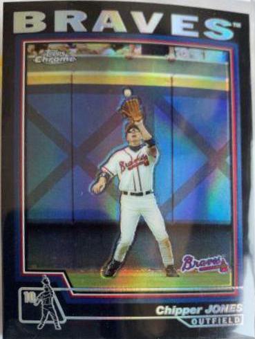 Chipper Jones [Black Refractor] #390