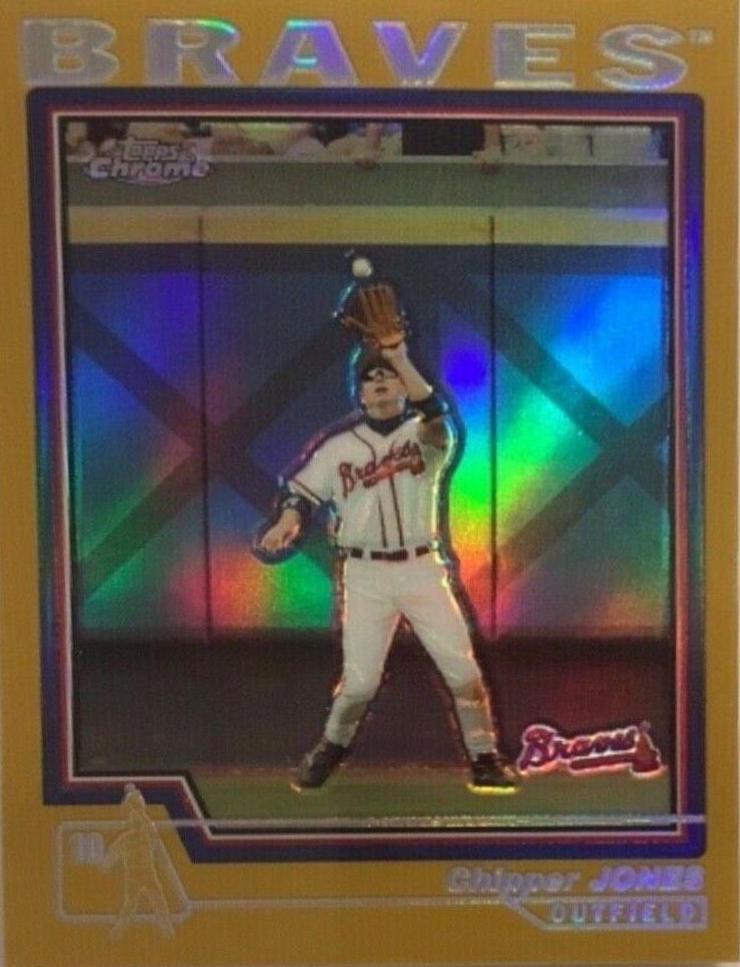 Chipper Jones [Gold Refractor] #390