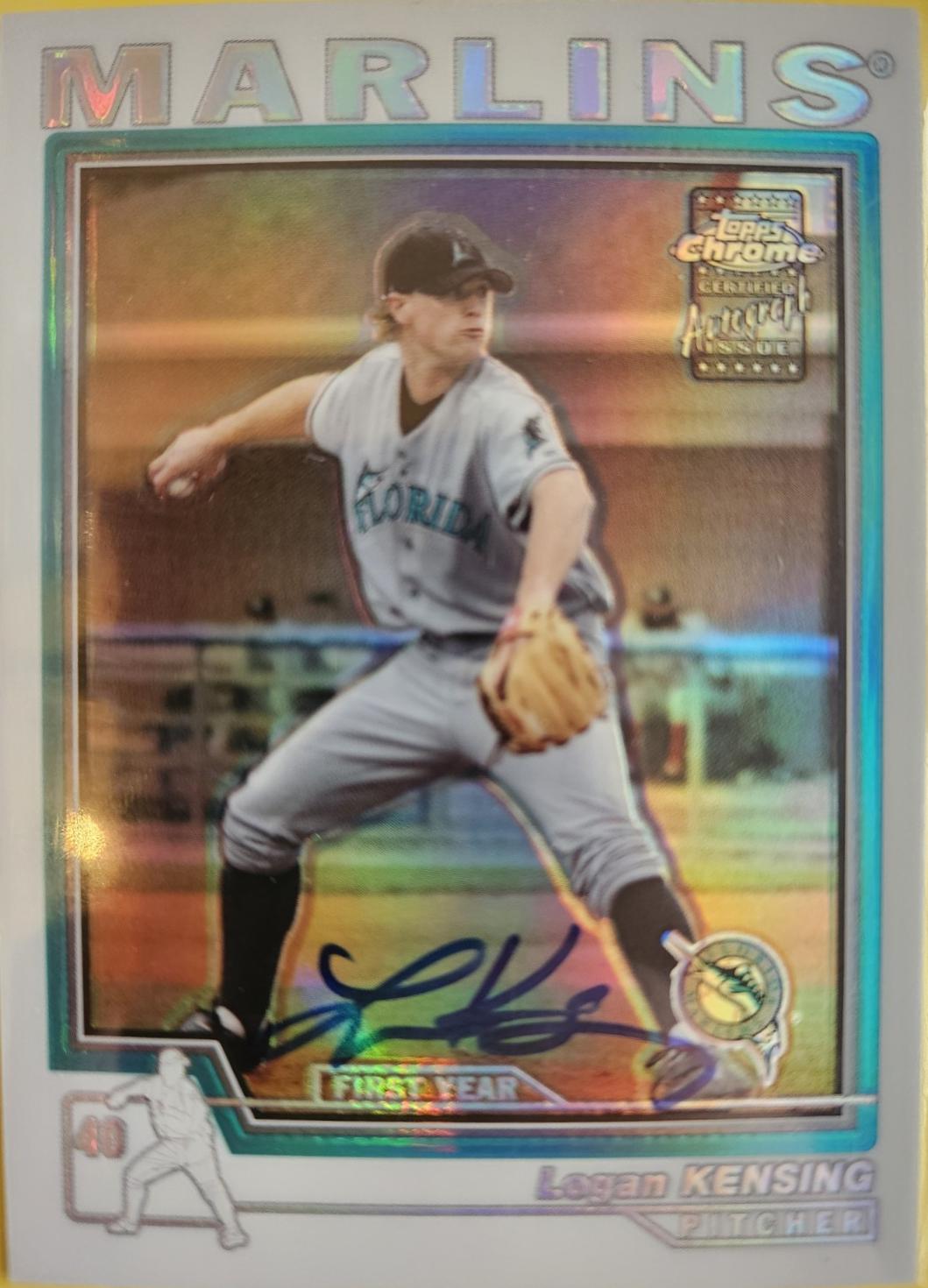 Logan Kensing [Autograph Black Refractor] #245