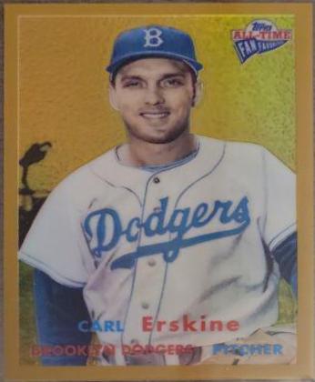 Carl Erskine [Gold Refractor] #24