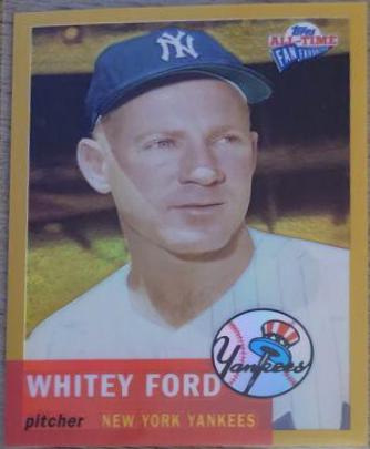 Whitey Ford [Gold Refractor] #120