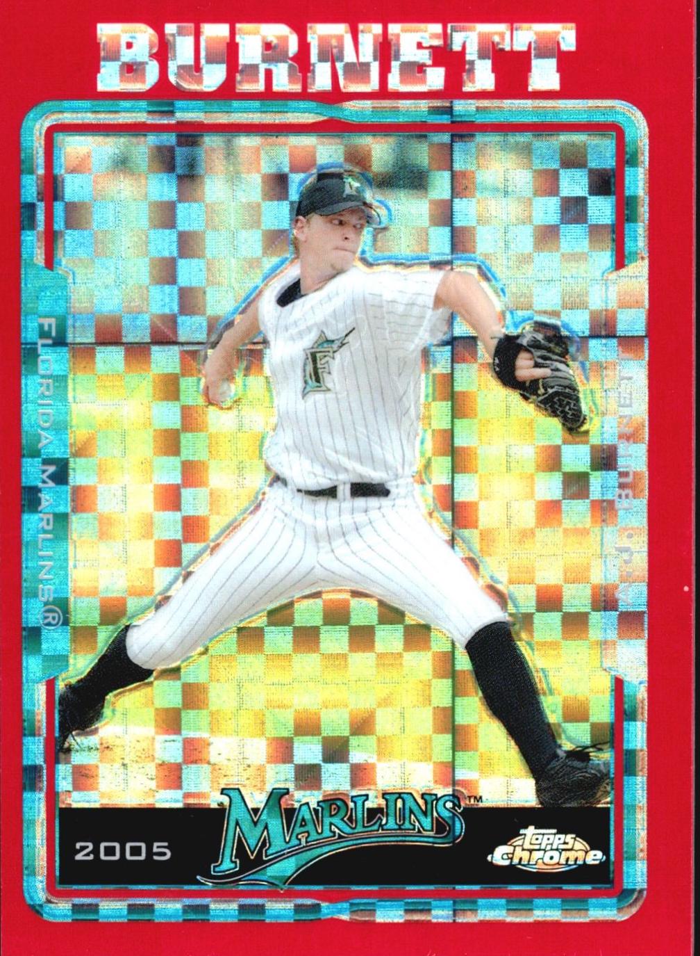 A.J. Burnett [Red X-Fractor] #447