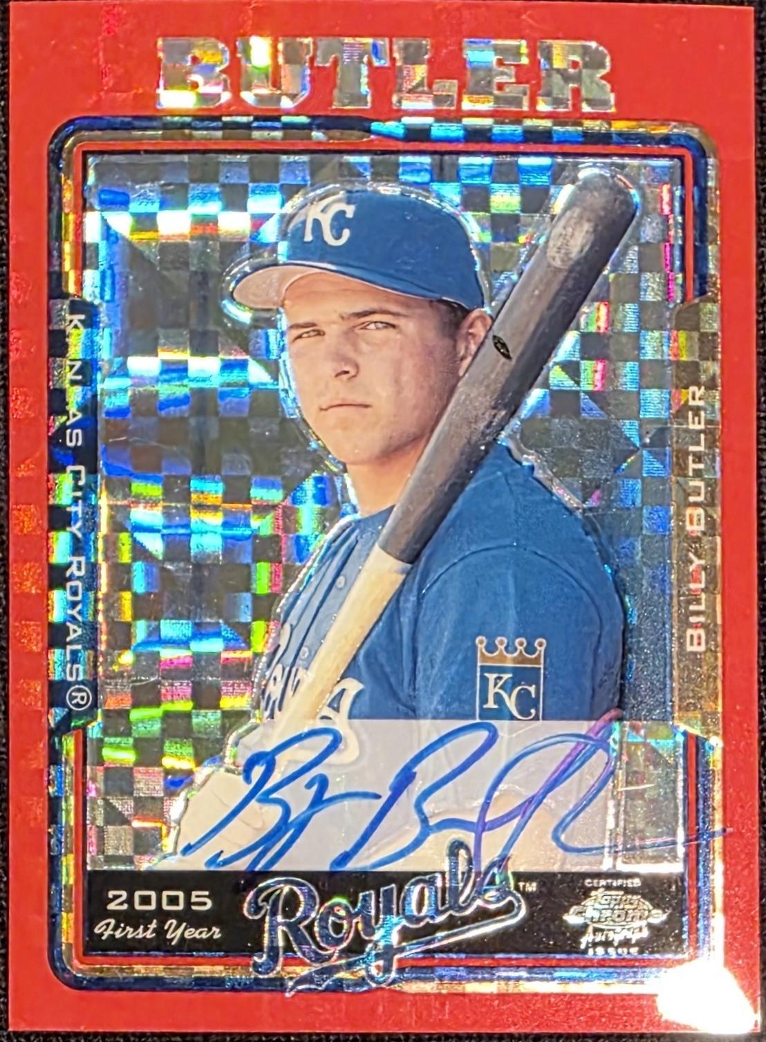 Billy Butler [Autograph Red Xfractor] #235