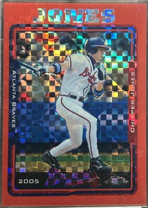 Chipper Jones [Red X-Fractor] #383