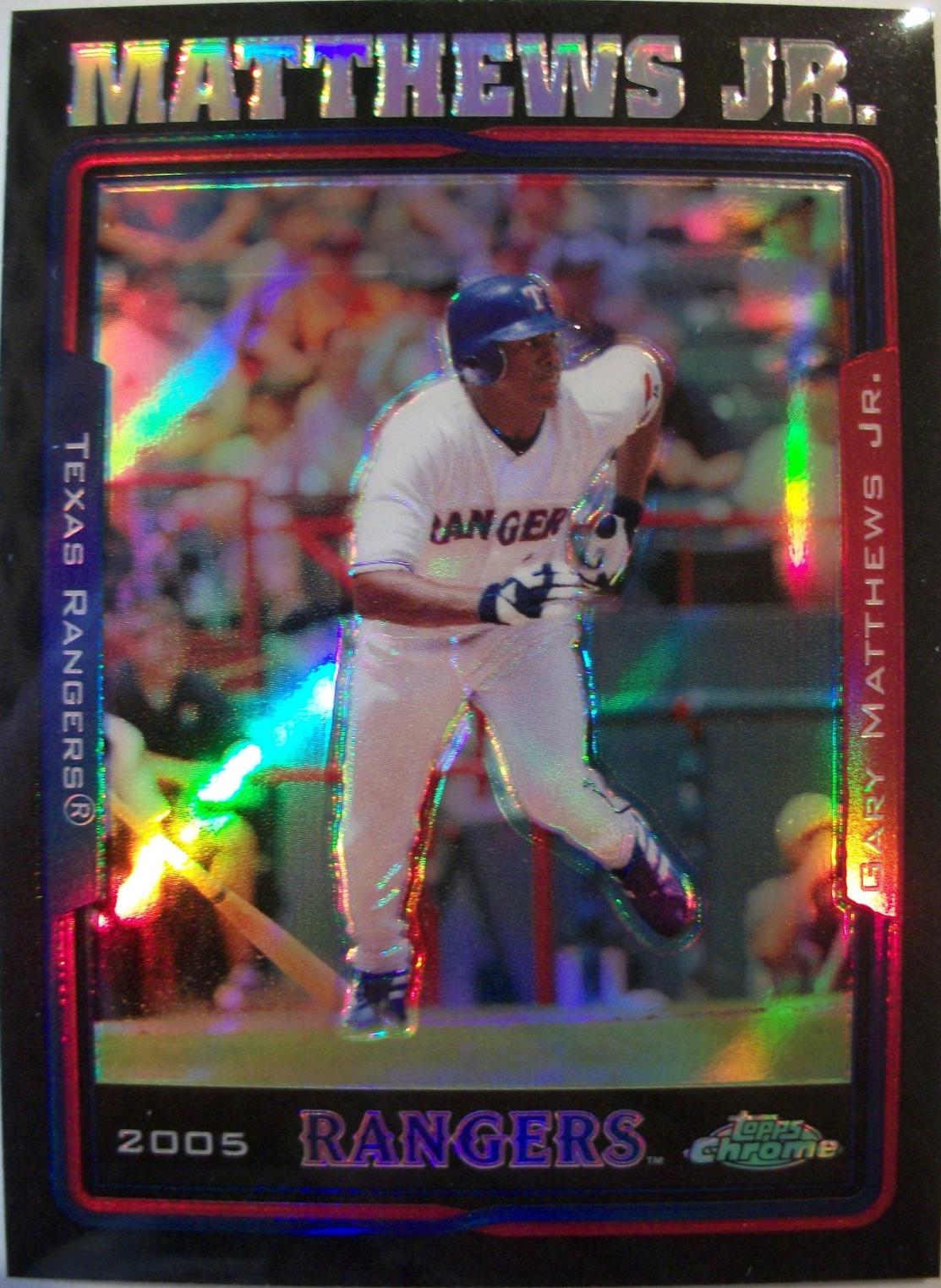 Gary Matthews Jr. [Black Refractor] #301
