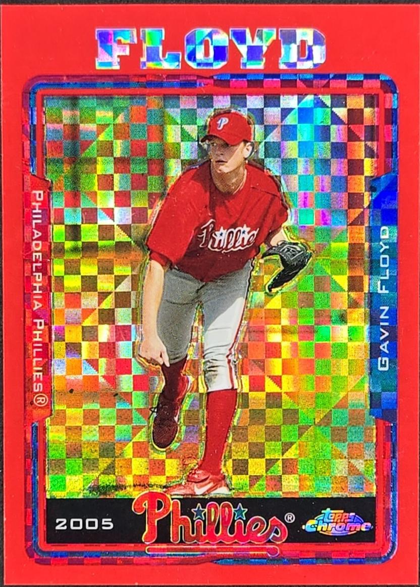 Gavin Floyd [Red X-Fractor] #424