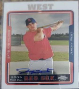 Jeremy West [Autograph Black Refractor] #229