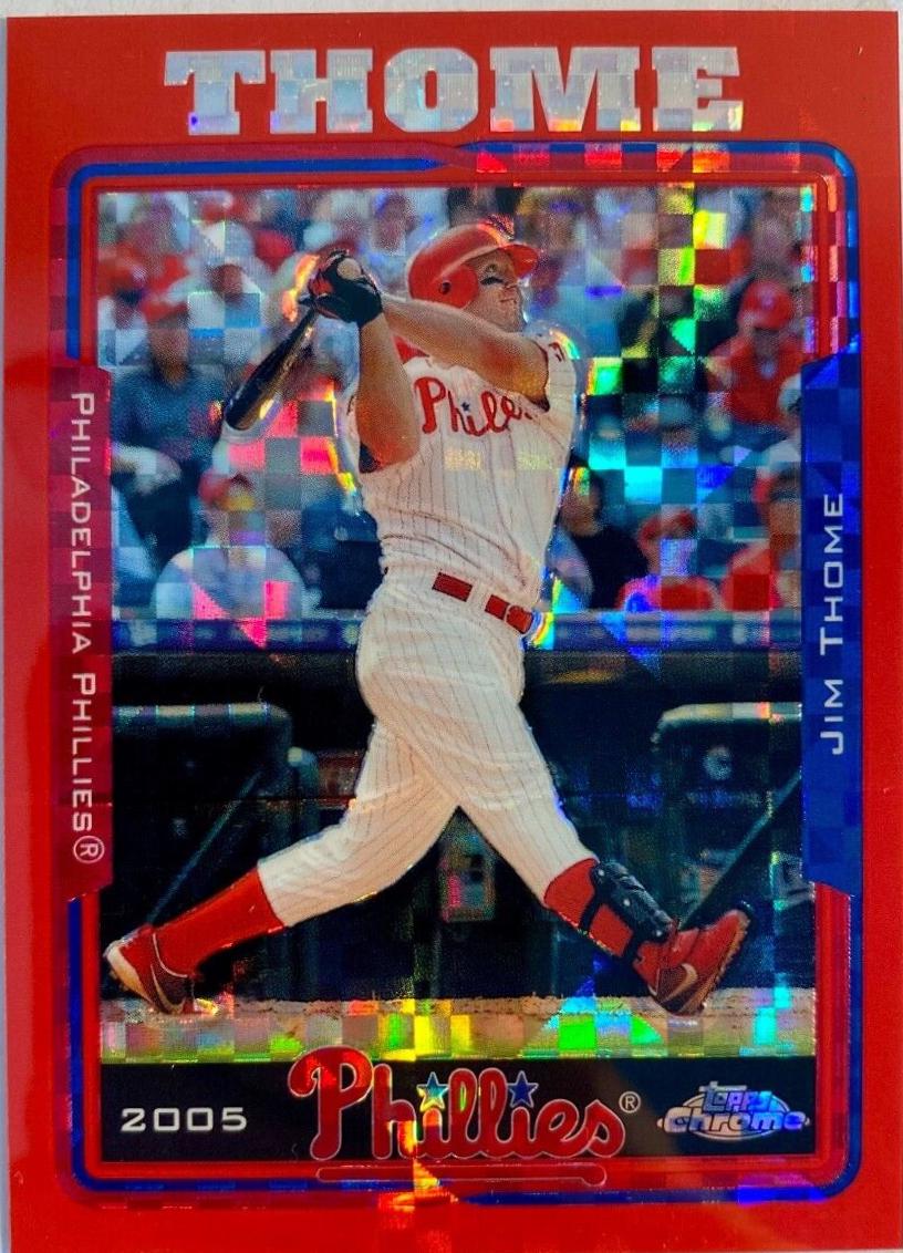 Jim Thome [Red X-Fractor] #25