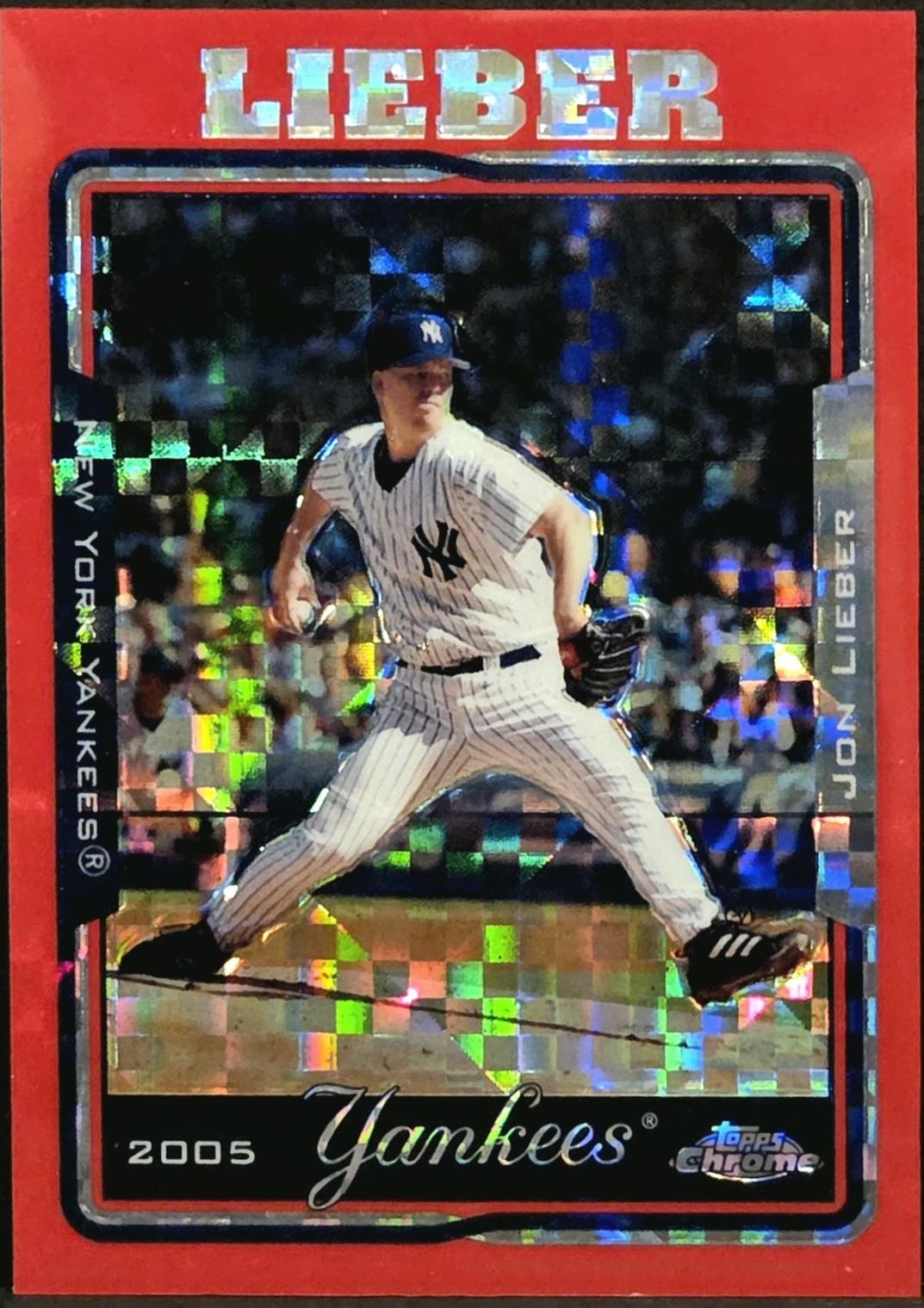 Jon Lieber [Red X-Fractor] #149