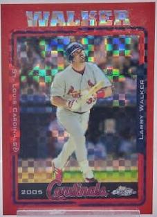 Larry Walker [Red X-Fractor] #402