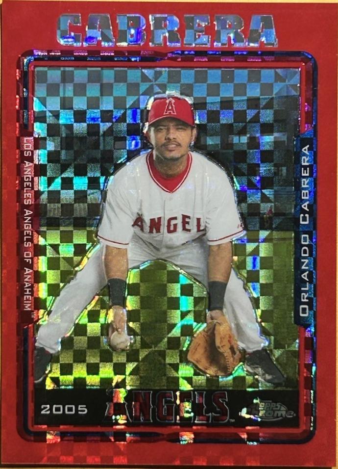 Orlando Cabrera [Red X-Fractor] #331