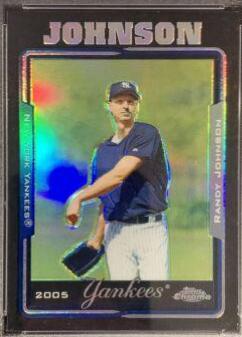 Randy Johnson [Black Refractor] #254