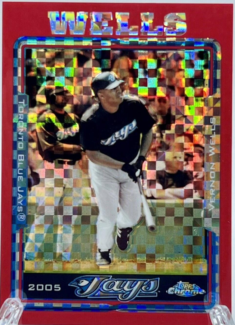 Vernon Wells [Red X-Fractor] #125