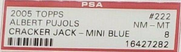 Albert Pujols [Mini Blue] #222