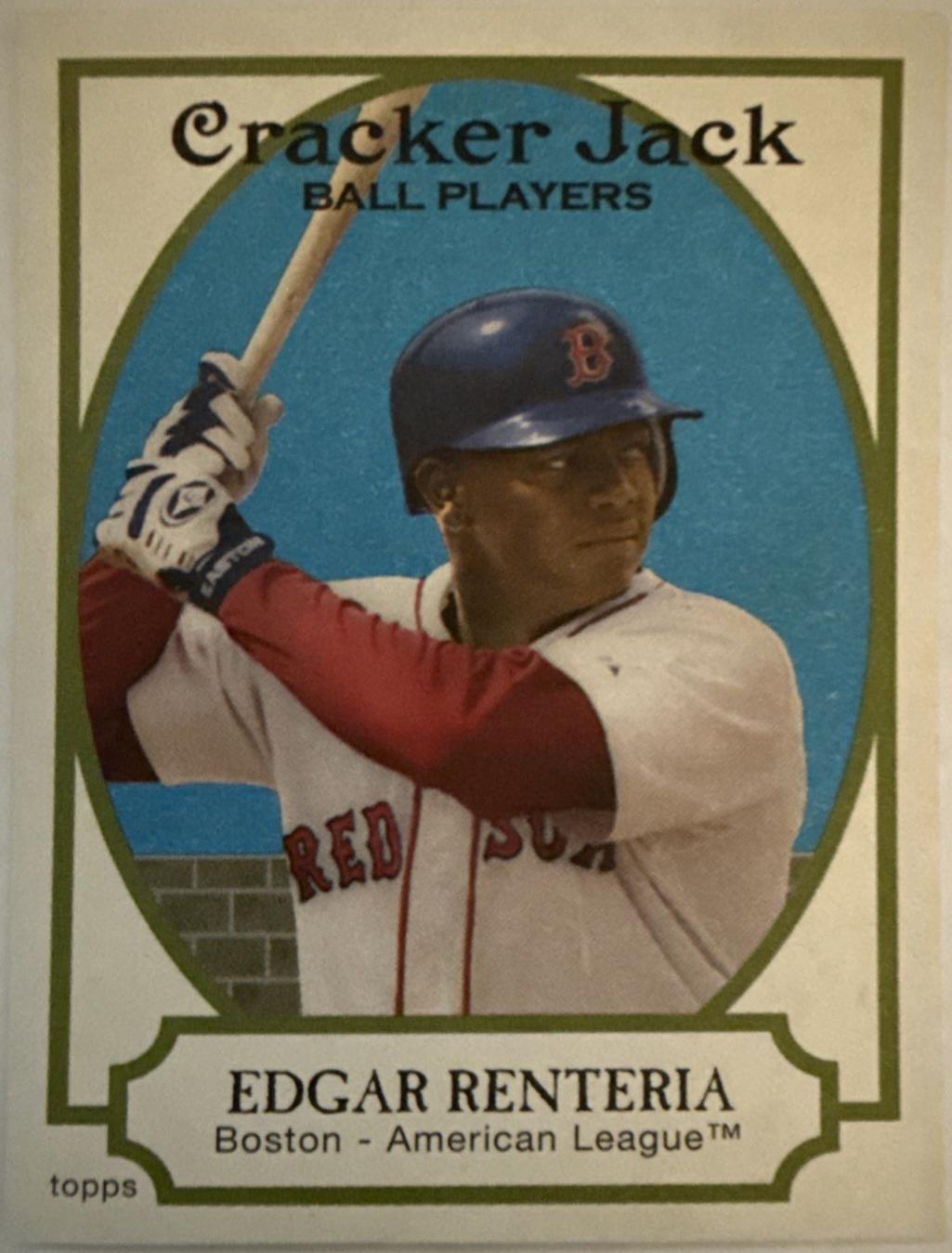 Edgar Renteria [Mini Blue Red Sox] #221