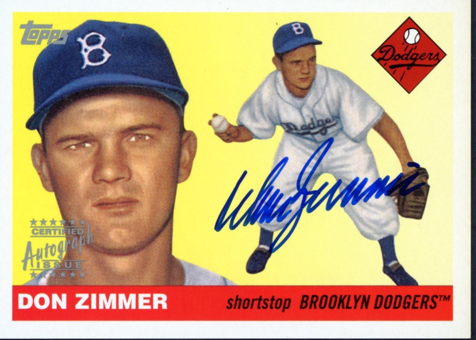 Don Zimmer [Autograph] #DBA-DZ