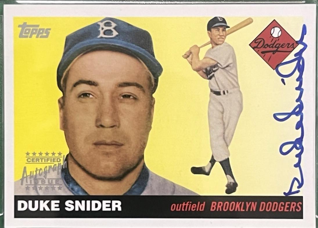 Duke Snider [Autograph] #DBA-DS