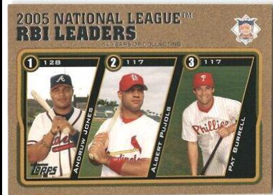 Burrll, Jones, Pujols [Gold] #UH143
