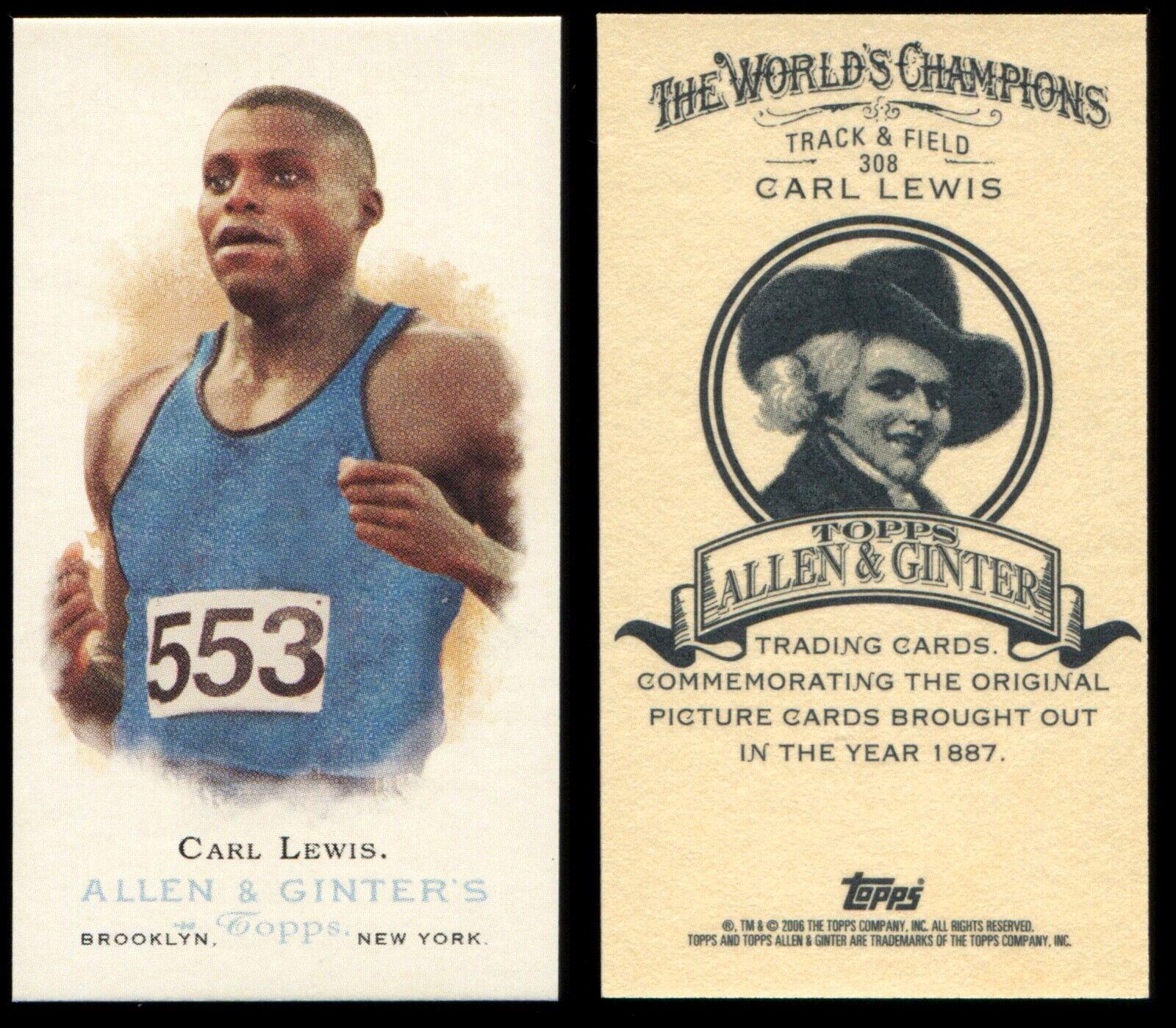 Carl Lewis [Mini Allen & Ginter Back] #308
