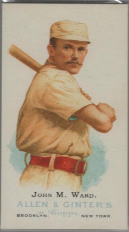 John M. Ward [Mini Allen & Ginter Back] #317