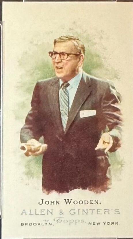 John Wooden [Mini Allen & Ginter Back] #309