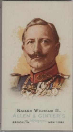 Kaiser Wilhelm II [Mini Allen & Ginter Back] #334