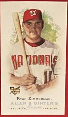 Ryan Zimmerman [Mini Allen & Ginter Back] #264