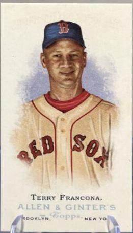 Terry Francona [Mini Allen & Ginter Back] #292