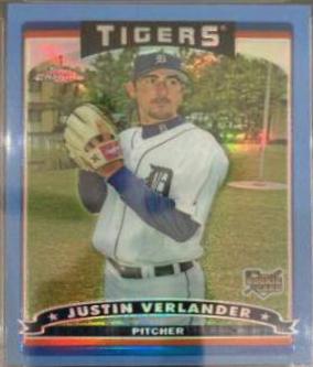 Justin Verlander [Blue Refractor] #309