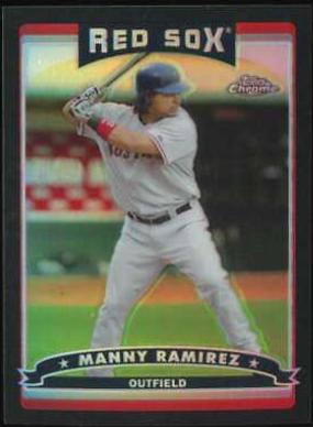 Manny Ramirez [Black Refractor] #23